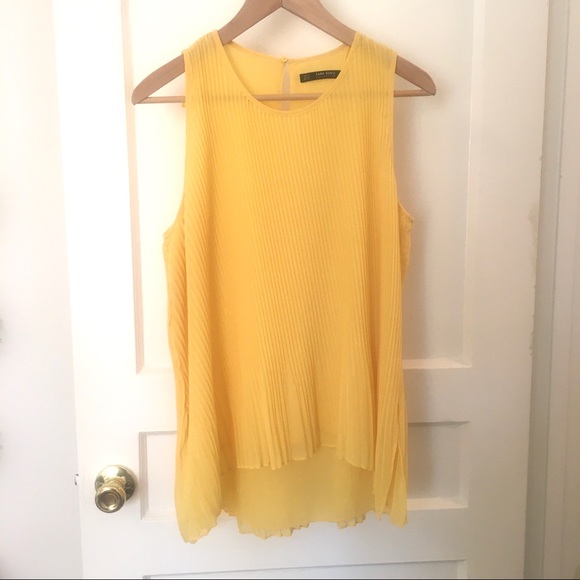 Marigold Accordion Zara Blouse top - Picture 7 of 14